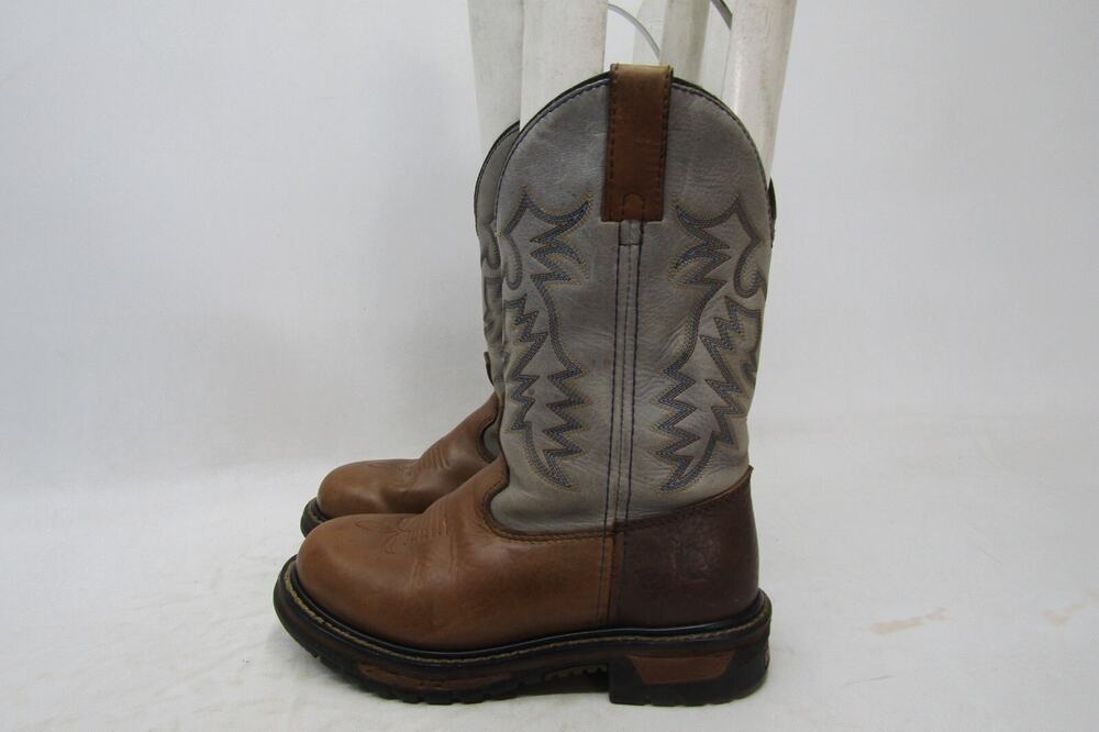 Rocky 4227 Womens Size 6 M Brown Leather Cowboy Western Boots